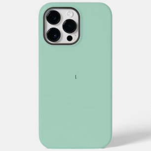Rustic Monogram Blue Aquamarin iPhone 14 Pro Case