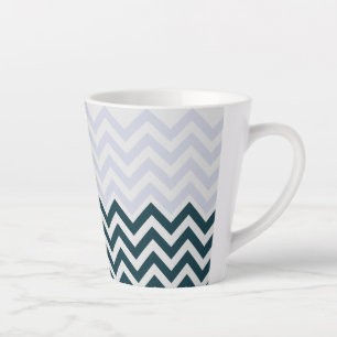 Rustic Monogram Groovy Chic Milchtasse