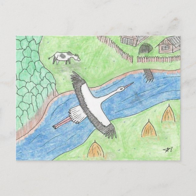 "Rustic motifs" Postkarte (Vorderseite)