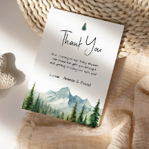 Rustic Mountain Adventure Baby Dusche Danke Ca