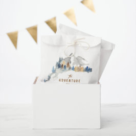 Rustic Mountain Wedding Monogram Fevor Bags Geschenktütchen