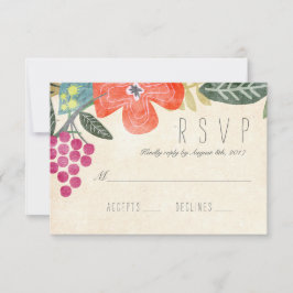 Rustic Paradise UAWG Response Card RSVP Karte