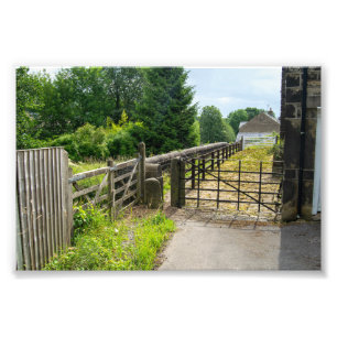 Rustic Path, Mytholmroyd Fotodruck