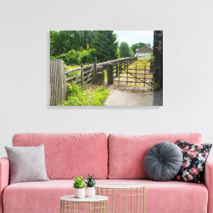 Rustic Path, Mytholmroyd Leinwanddruck