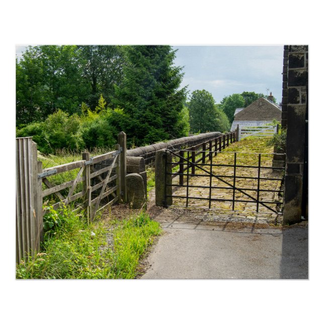 Rustic Path, Mytholmroyd Poster (Vorderseite)