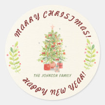 Rustic Personalize Grün Weihnachten