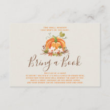 Rustic Pumpkin Bringen Sie ein Buch Herbst Herbst 