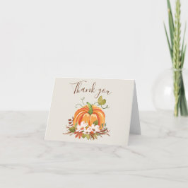 Rustic Pumpkin Danke, dass ihr die Karte Herbst ne