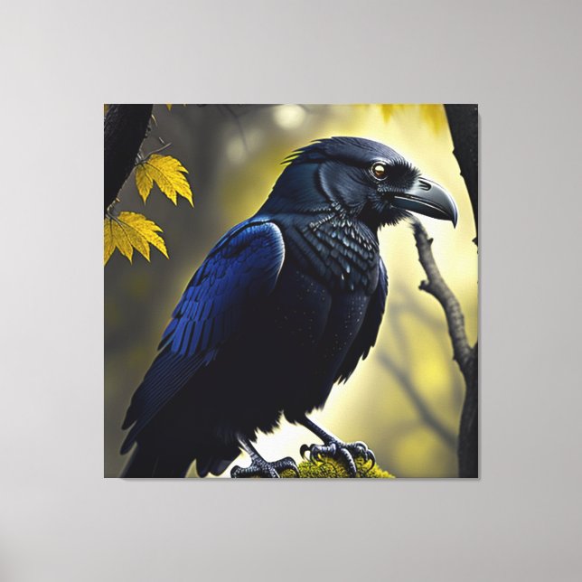 Rustic Raven - Natures Guardian Leinwanddruck (Vorderseite)