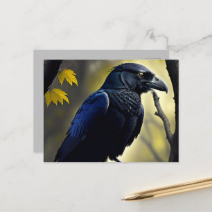 Rustic Raven - Natures Guardian Postkarte