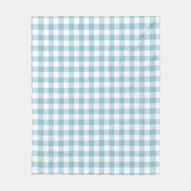 Rustic River Blue Buffalo Check Fleecedecke (Vorderseite)