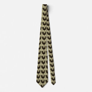 Rustic Rooster Chinese New Year 2017 Tie 2 Krawatte