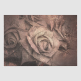 Rustic roses stylish seidenpapier