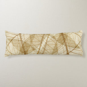 Rustic Sheer Cream Lace Blätter Seitenschläferkissen