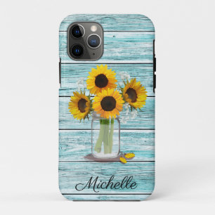 Rustic Sonnenblume Mason Jar Case-Mate iPhone Hülle