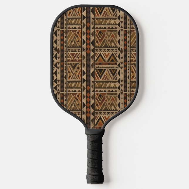 Rustic Southwestern Stripe Pattern (2) Pickleball Schläger (Vorderseite)