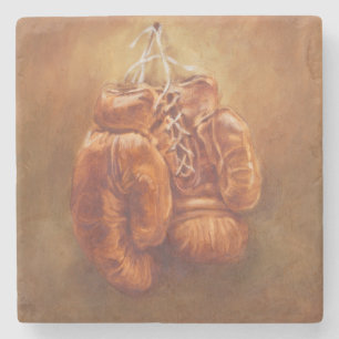Rustic Sports Boxhandschuh Steinuntersetzer
