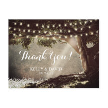 Rustic String Lights Vintag Tree Vielen Dank