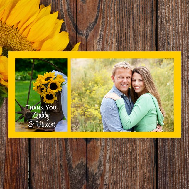 Rustic Sunflowers Cowboy Boots Wedding Danke (Von Creator hochgeladen)