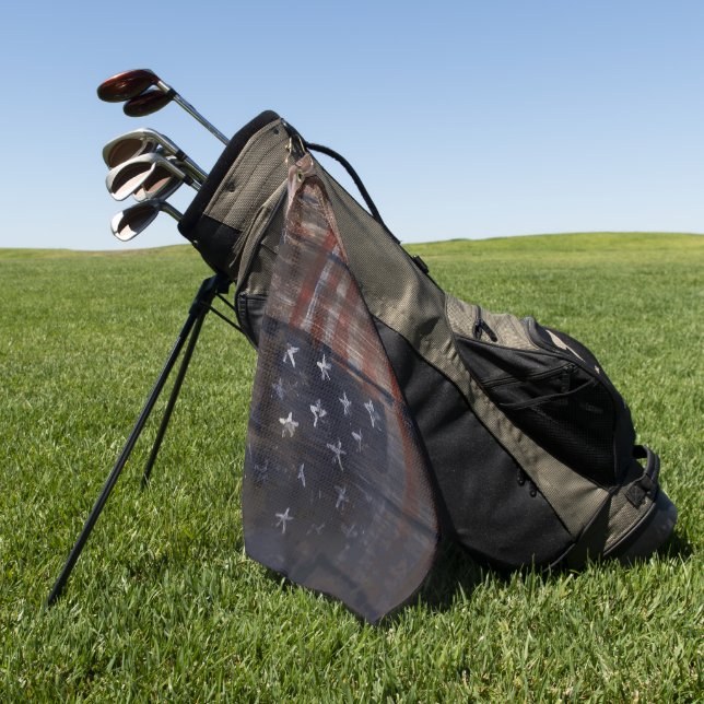 Rustic USA Golfhandtuch (Gras)
