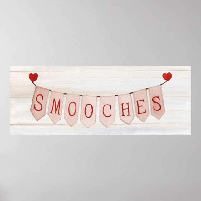 Rustic Valentine Banner III Poster (Vorne)