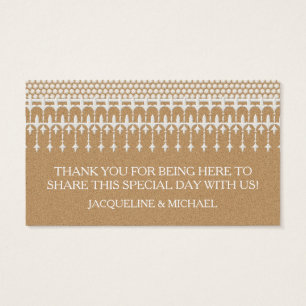 Rustic Vintage Lace Kraft