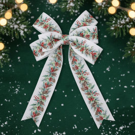 Rustic Watercolor Border Satinband