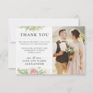 Rustic Watercolor Cactus Wedding Danke Foto