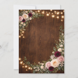 rustic wedding invitations  einladung