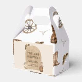 Rustic western cowboy you are wanted birthday  geschenkschachtel