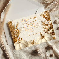 Rustic White Pumpkin Diapper Raffle