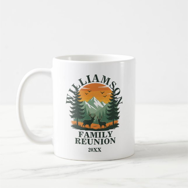 Rustic Wilderness Family Wiedersehen Kaffeetasse (Links)