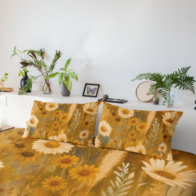 Rustic Wildflower Pattern Kissenbezug (Von Creator hochgeladen)