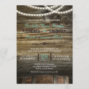 Rustic Winery Faire-part de mariage
