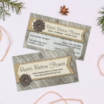 Rustic Wood Button Fabric Blume & Shabby Burlap