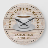 Rustic Wood Coffee Theme Bauernhof Name Küche