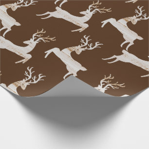 Rustic Wood Deod Christmas Geschenkpapier