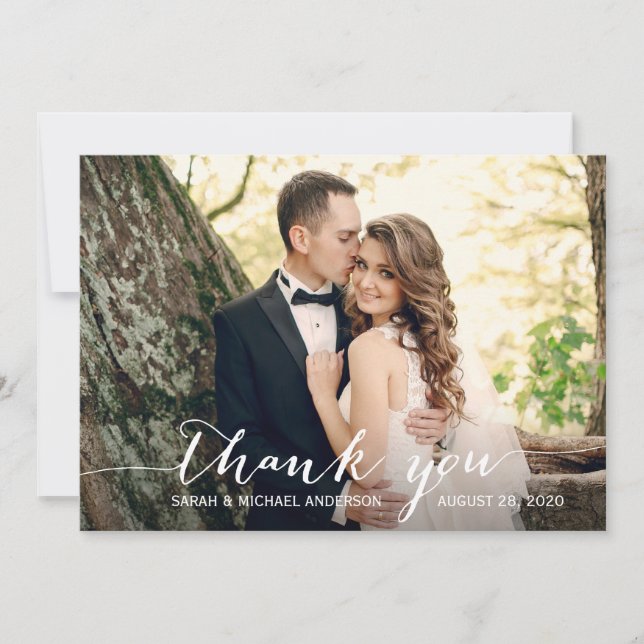Rustic Wood Mason Jar Lace Wedding Foto Vielen Dan Dankeskarte (Vorderseite)