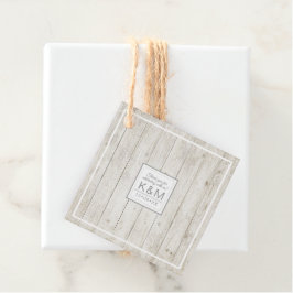 Rustic Wood Wedding ID515 Geschenkanhänger