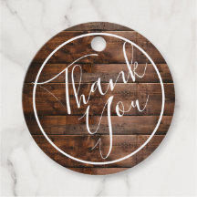 Rustic Wood Wedding Vielen Dank