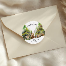 Rustic Woodland Animals Kinderdusche Vielen Dank