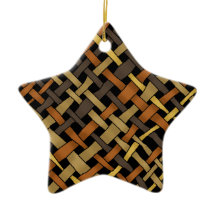 Rustic Woven Graphic Burlap Natural Colors