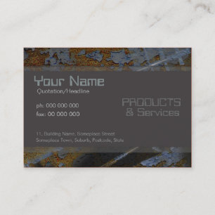 Rustica Industria Business Card Visitenkarte