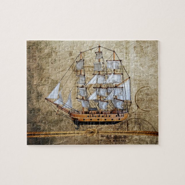 Rüstiges Segelschiff (Horizontal)