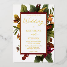 rustikal Aquamarin | Orange | Red Floral Bouquet W