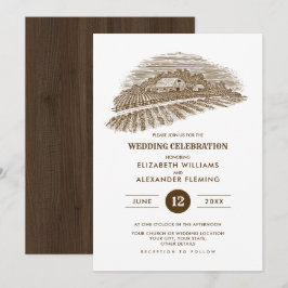 rustikal | Betrieb | Einladungen zur Hochzeit von