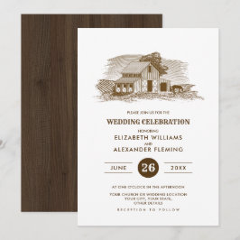 rustikal | Betrieb | Einladungen zur Hochzeit von