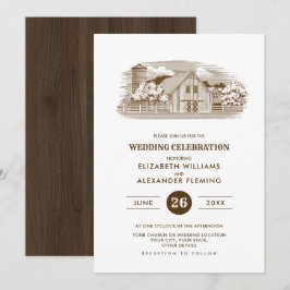 rustikal | Betrieb | Einladungen zur Hochzeit von