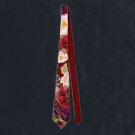 Rustikal Boho farbenfrohe Blumenzunge Neck Tie Krawatte<br><div class="desc">Diese rustikale,  bunt blühende Hochzeitsnadel ist ein perfektes Geschenk für eine moderne Hochzeit. Das Design besteht aus rosafarbenen,  lila,  roten und bordeauxfarbenen,  in eleganten Bouquets mit grünem Blätterdach aufgehauenen Bäckereien,  die die natürliche Schönheit inspiriert haben.</div>