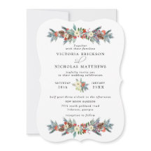Rustikal | Botanische Winterhochzeit
